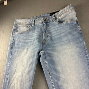 The Perject Jean TPJ Jeans Men's 34x28 (Fits 35x28) Blue Slim Fit Stretch Light